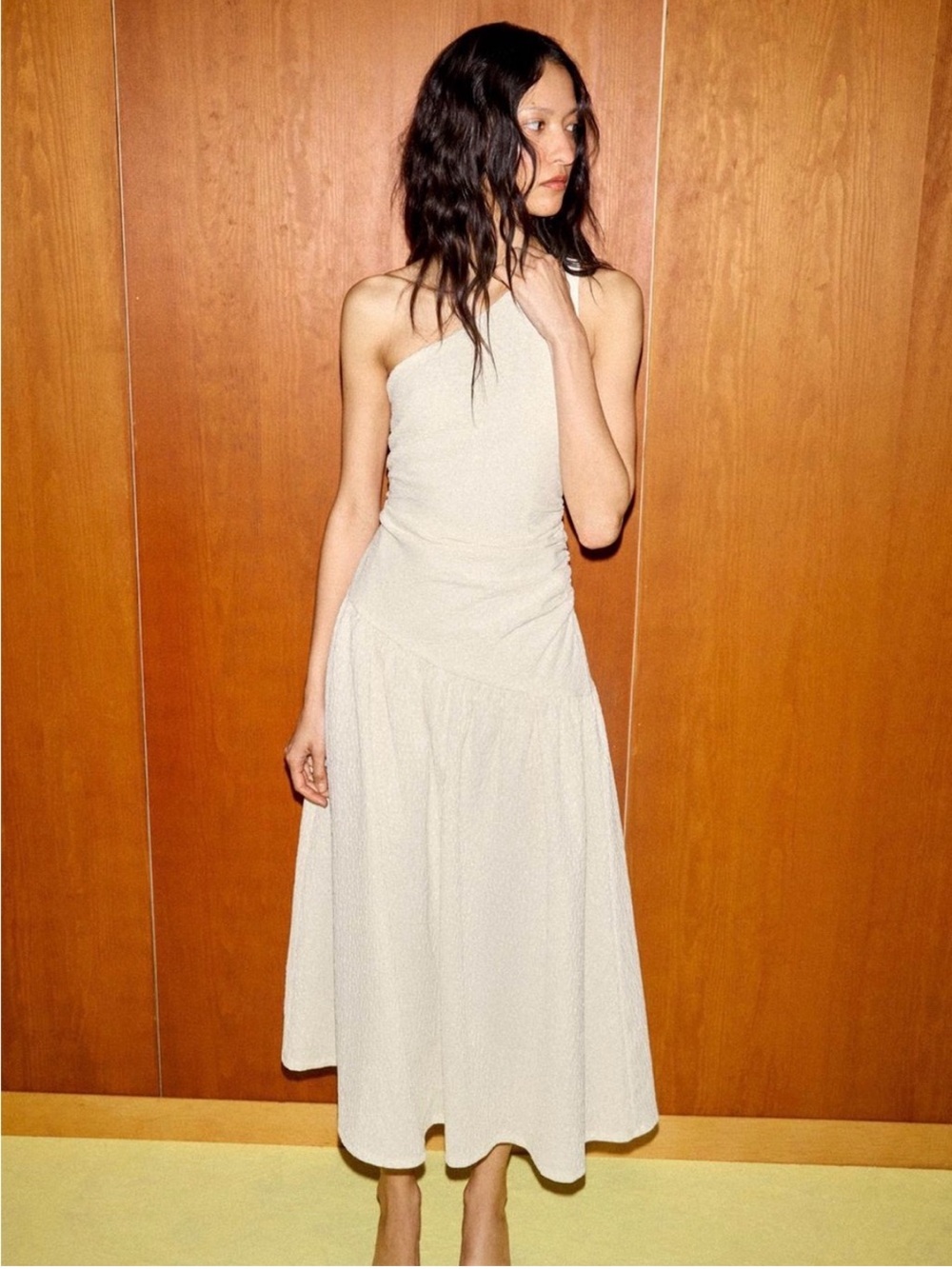 New with tags! Zara One shoulder Maxi Dress